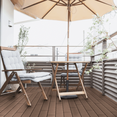 Vlonderplank Composiet Cut Brown, effen